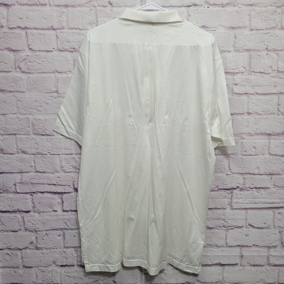 NEW Peter Millar White Polo Shirt Mens Size XL Golf Casual Resortwear Travel - Picture 7 of 9